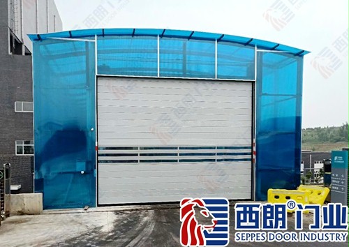 卷轴式垃圾卸料门 卷轴式垃圾卸料门