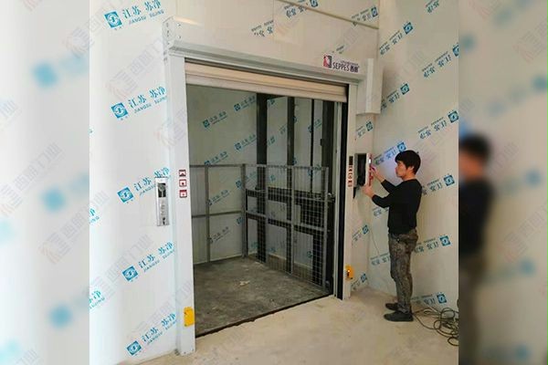昆山与货梯联动防尘快速卷帘门 昆山与货梯联动防尘快速卷帘门