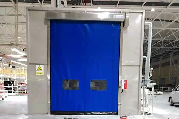 汽车淋雨室快速卷帘门 