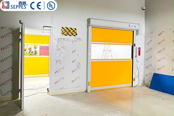 双门互锁快速卷帘门