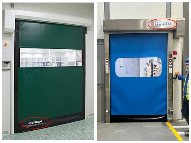 洁净室快速卷帘门对比