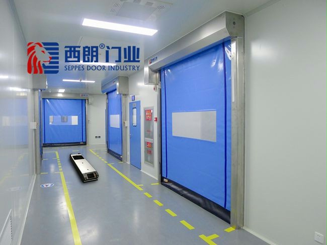 与AGV自动通讯的快速卷帘门 与AGV自动通讯的快速卷帘门