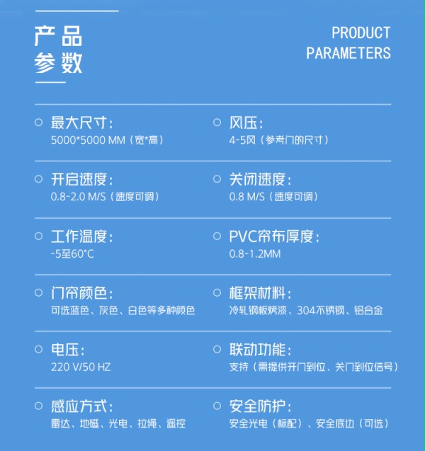 医药车间快速卷帘门
